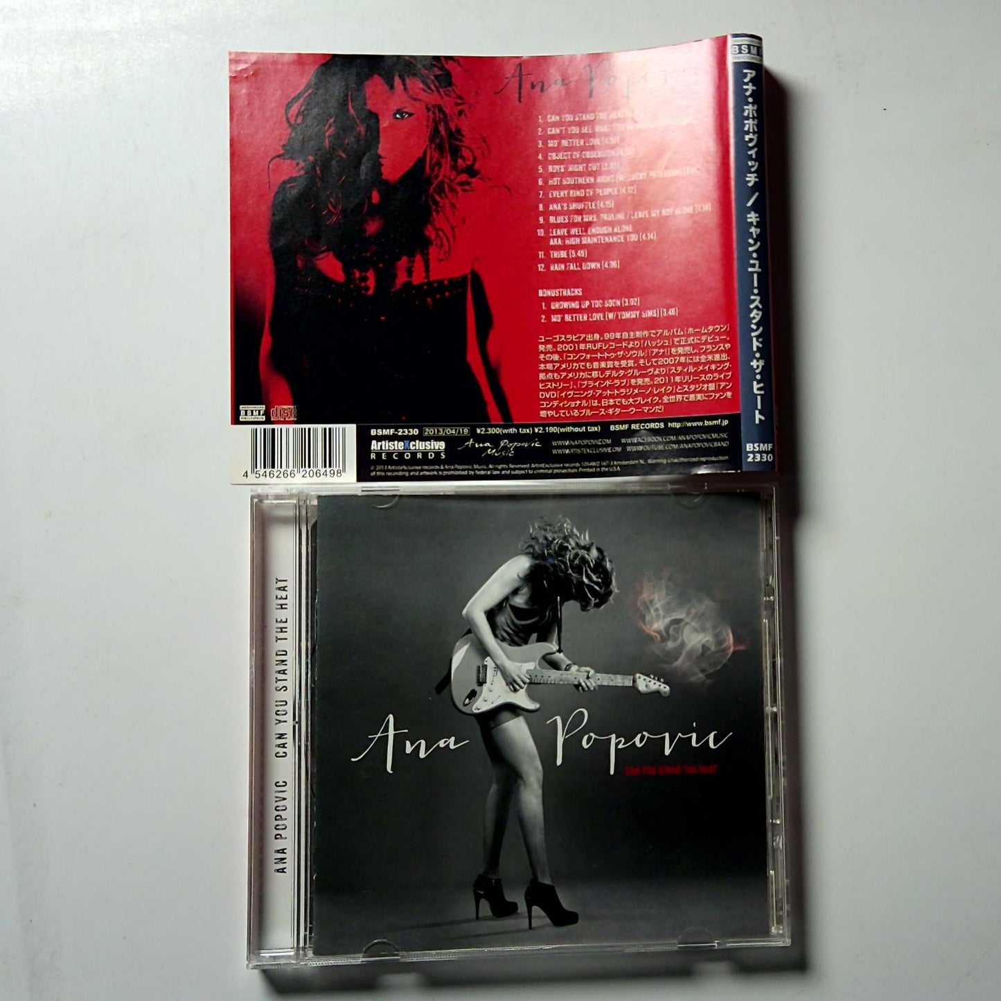 Ana Popović – Can You Stand The Heat (CD, 2013) Japan obi BSMF-2330