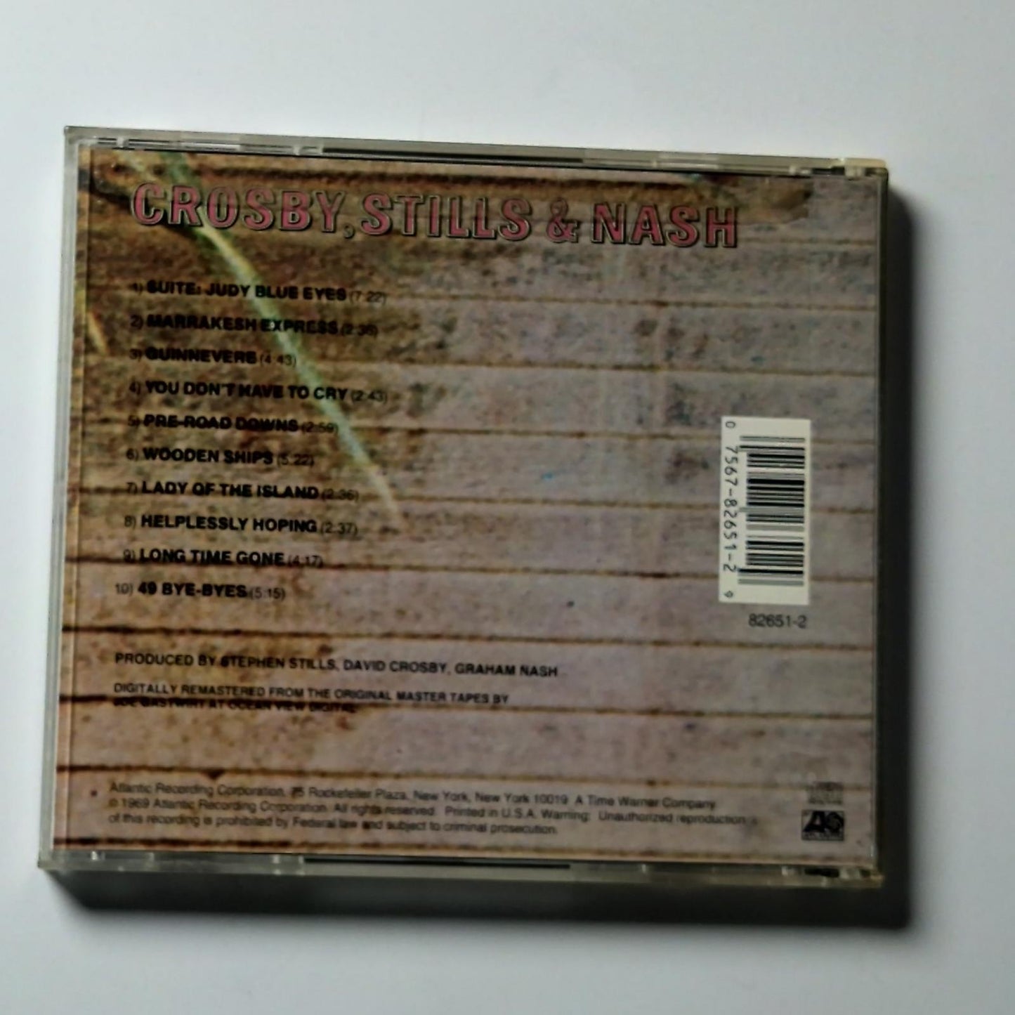 Crosby, Stills & Nash – Crosby, Stills & Nash (CD, 1994) US 82651-2
