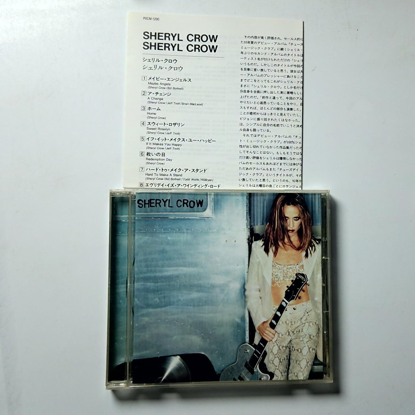 Sheryl Crow – Sheryl Crow (CD, 1996) Japan Bonus Track POCM-1200
