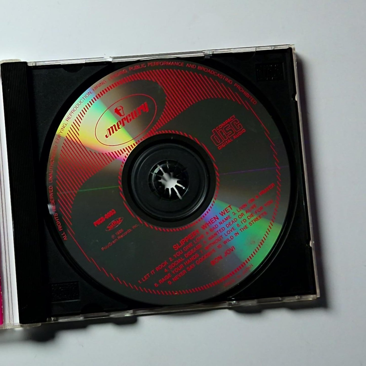 Bon Jovi – Slippery When Wet (CD, 1991) Japan PHCR-6003