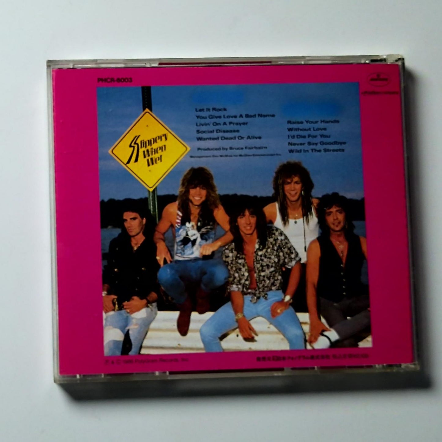 Bon Jovi – Slippery When Wet (CD, 1991) Japan PHCR-6003