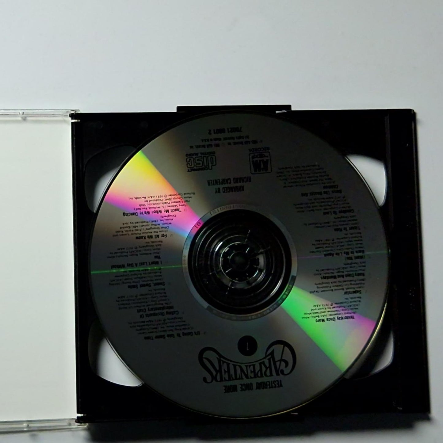 Carpenters – Yesterday Once More (CD, 1993) US 75021 6601 2