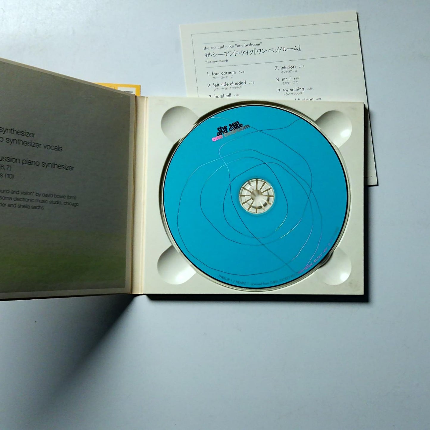 The Sea And Cake – One Bedroom (CD, 2003) Japan Bonus Track Obi THRILL-JP 1