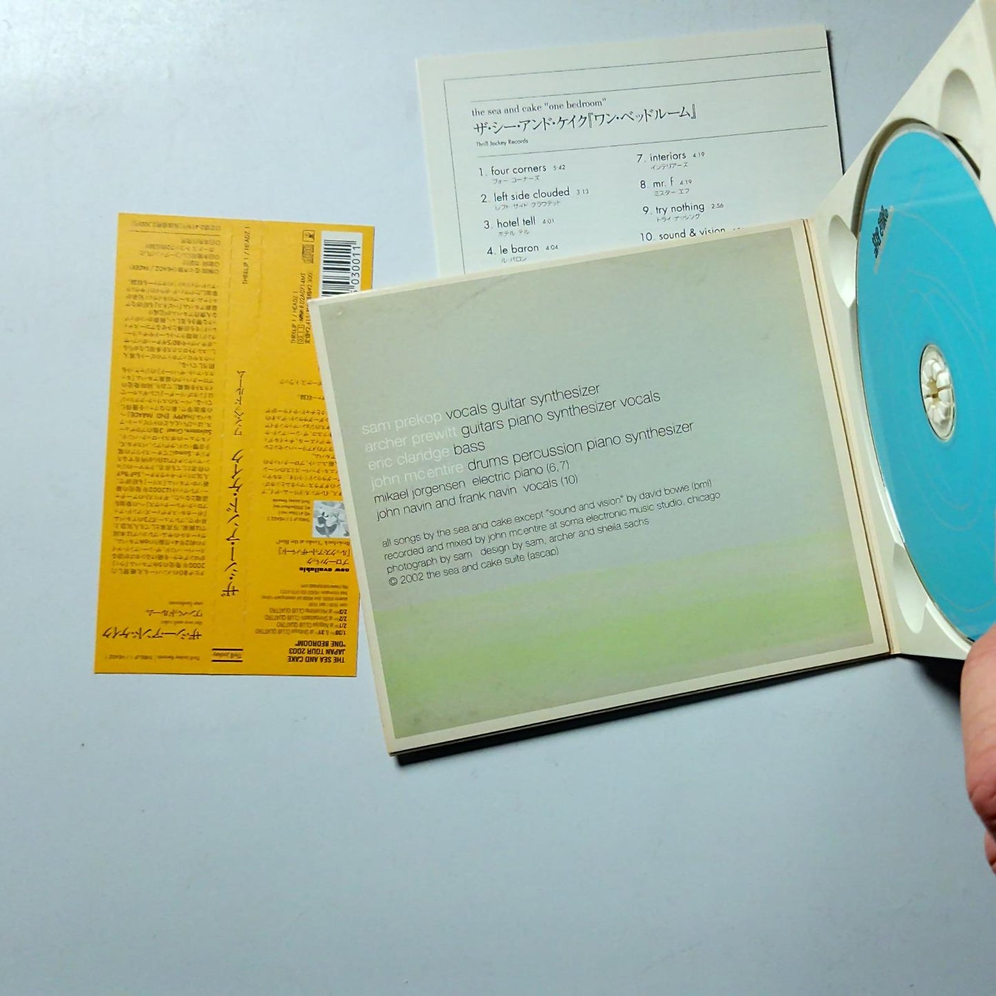 The Sea And Cake – One Bedroom (CD, 2003) Japan Bonus Track Obi THRILL-JP 1