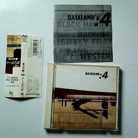 Galliano – :4 (CD, 1996) Japan PHCR-1449