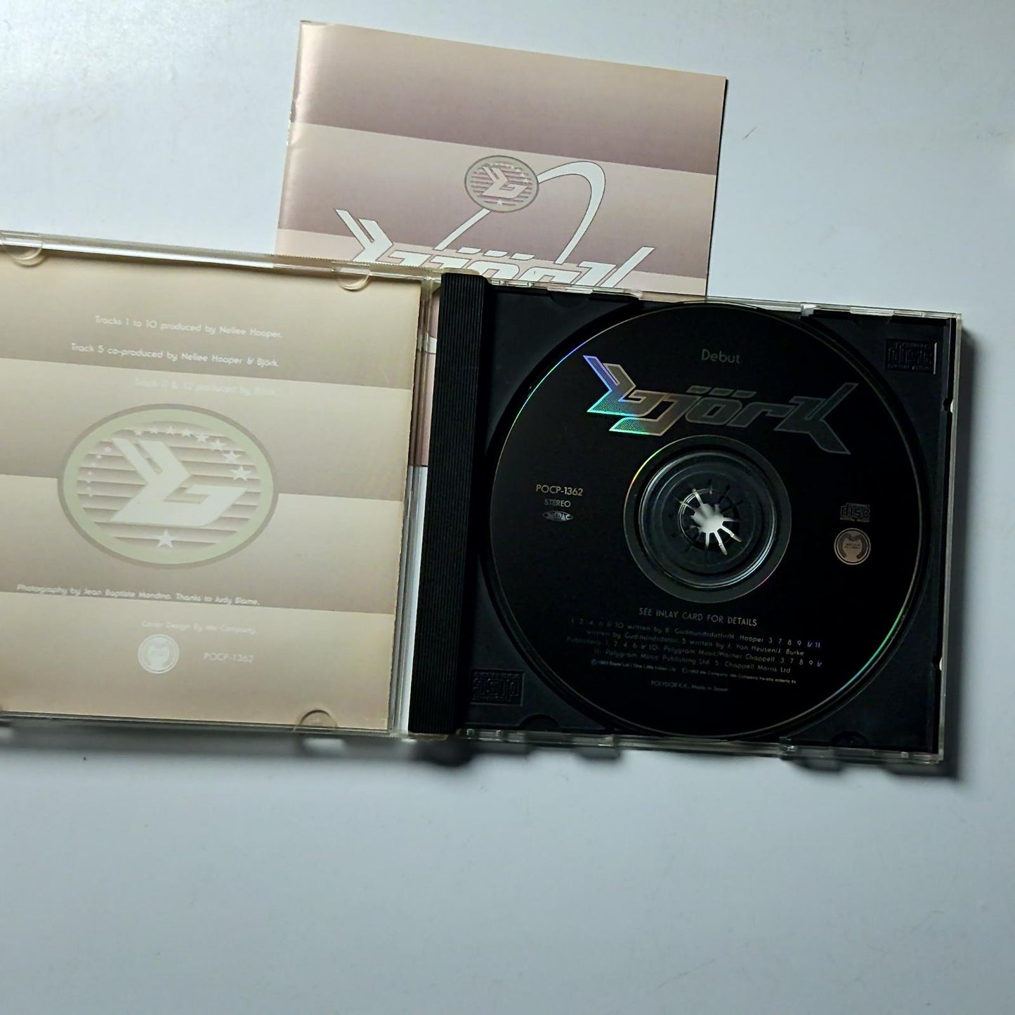 Björk – Debut (CD, 1993) Japan Bonus Track POCP-1362