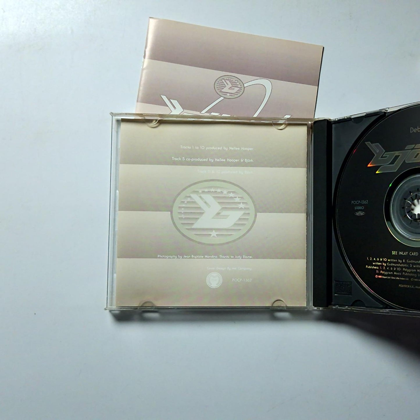 Björk – Debut (CD, 1993) Japan Bonus Track POCP-1362