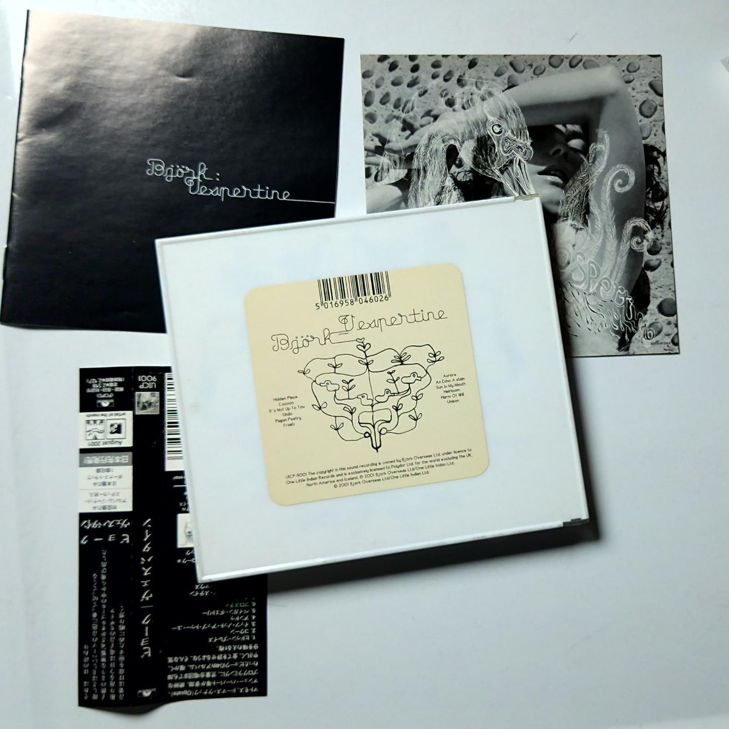 Björk – Vespertine (CD, 2001) Japan Bonus Track Obi UICP-9001