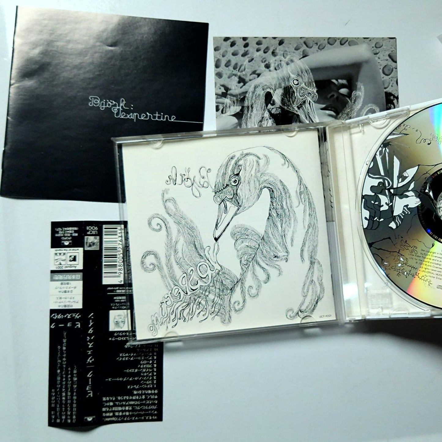 Björk – Vespertine (CD, 2001) Japan Bonus Track Obi UICP-9001