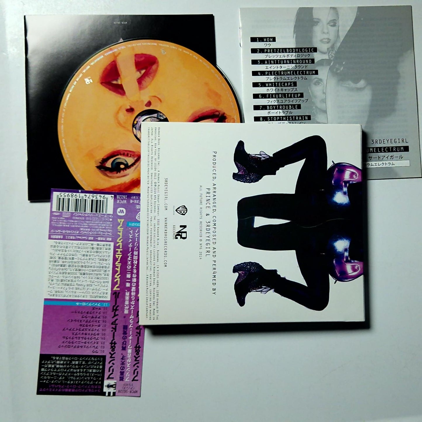 Prince, 3RDEYEGIRL –Plectrumelectrum (CD, 2014) Japan obi WPCR16128