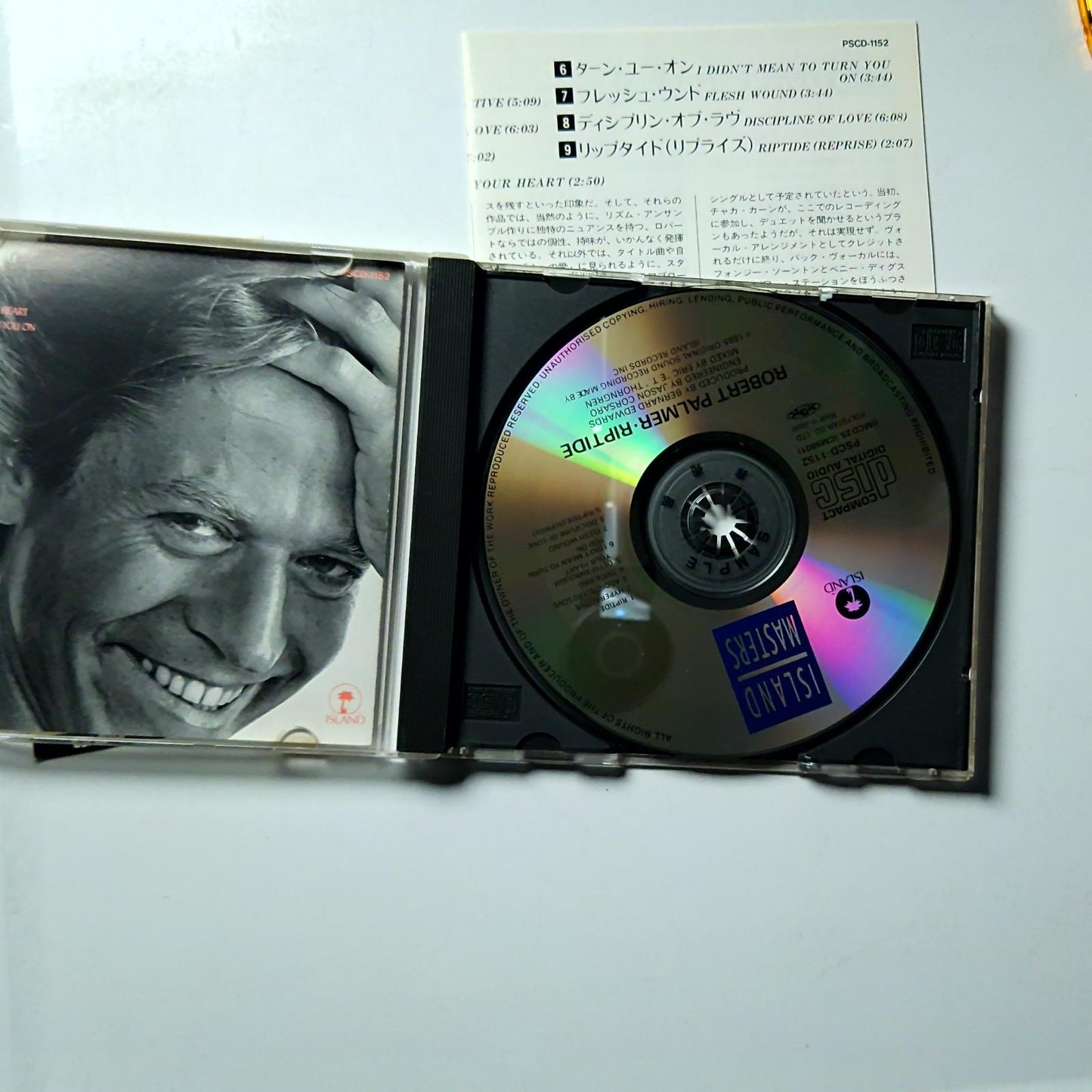 Robert Palmer – Riptide (CD, 1991) Japan obi PSCD-1152