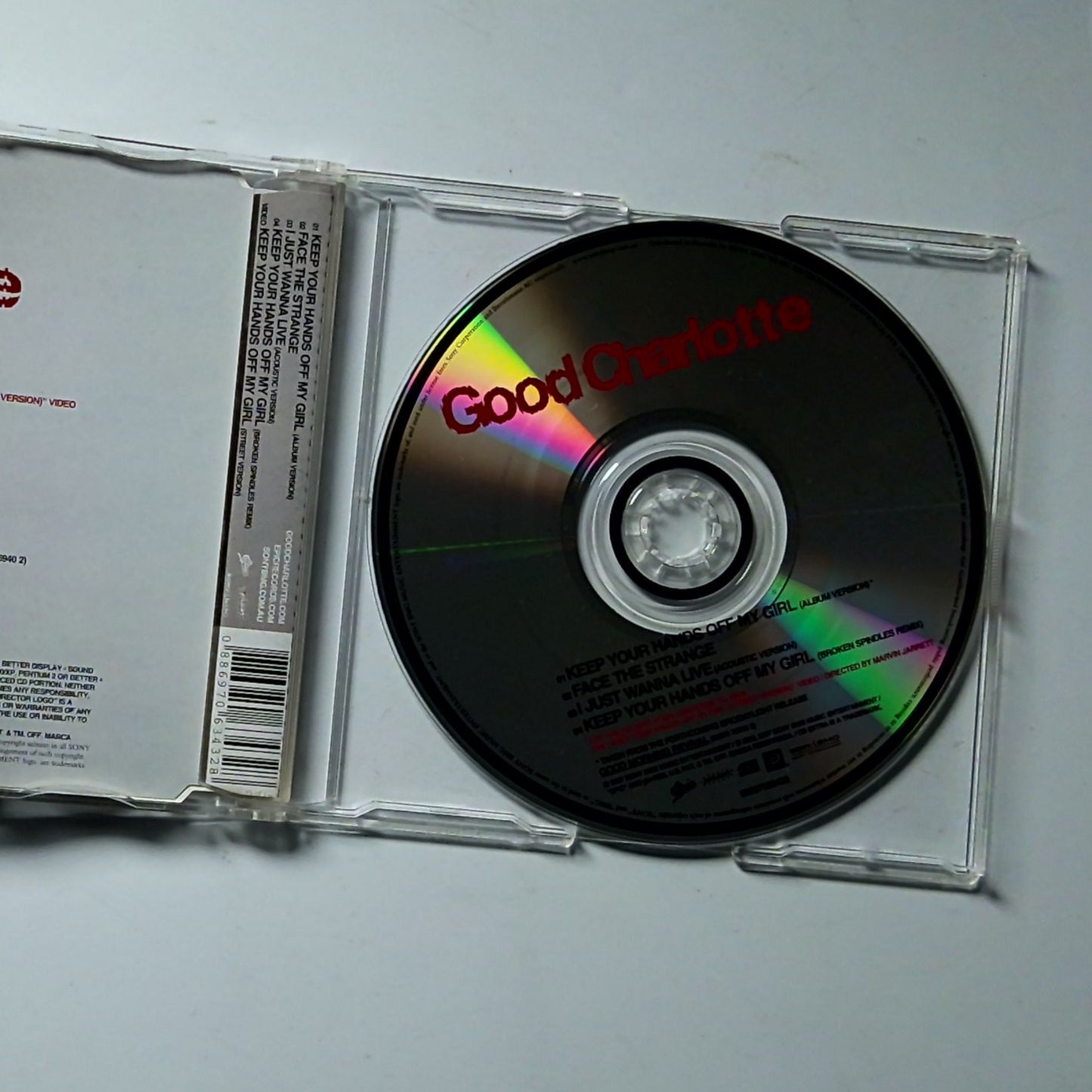 Good Charlotte – Keep Your Hands Off My Girl (CD, 2007) Australia 88697063432