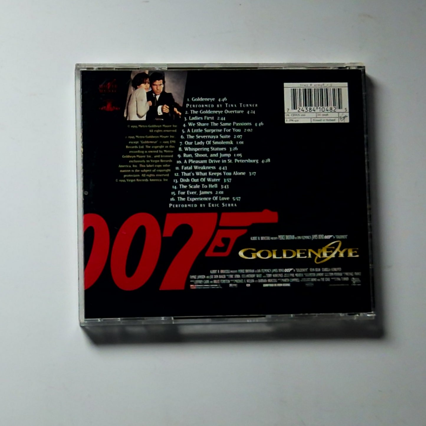 Goldeneye (Original Motion Picture Soundtrack) (CD 1995) Europe 7243 8 41048 2 5