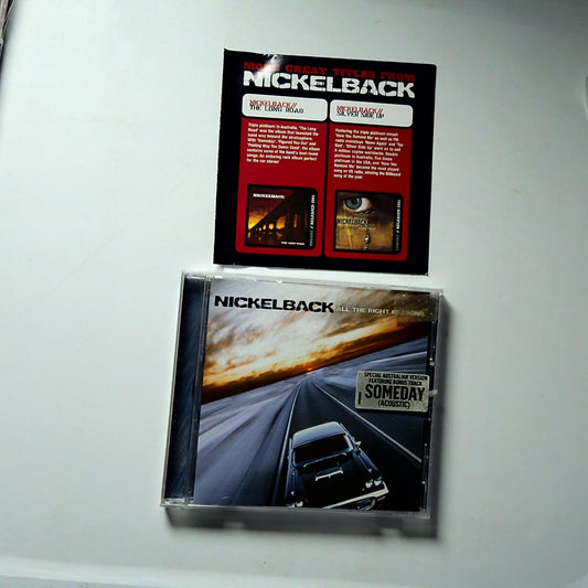 Nickelback – All The Right Reasons (CD, 2005) Australia RR80882