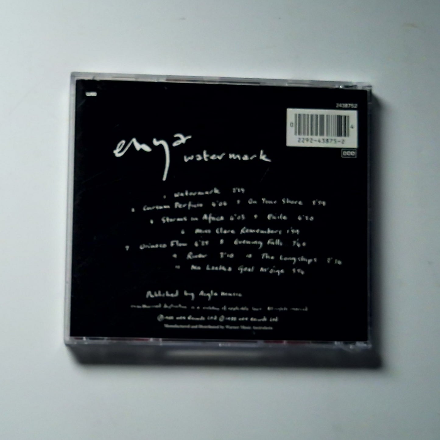 Enya – Watermark (CD, 1988) Australasia 2438752