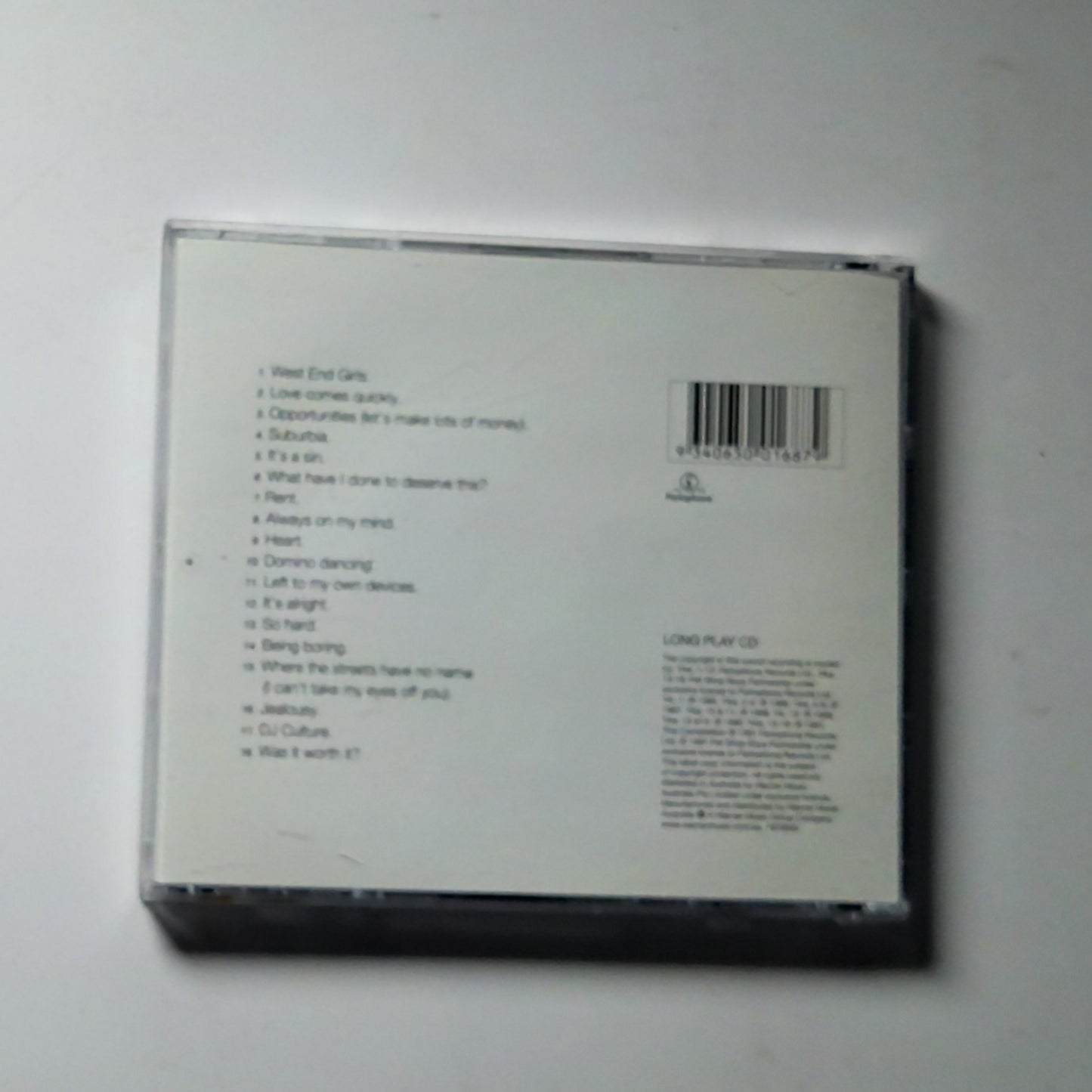 Pet Shop Boys – Discography (The Complete Singles Collection) (CD) Australia