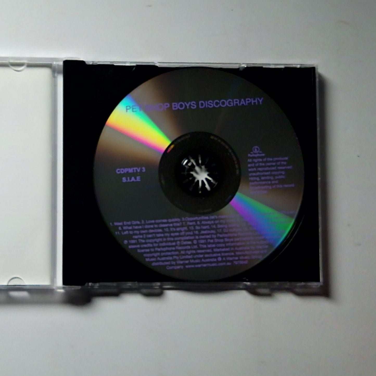 Pet Shop Boys – Discography (The Complete Singles Collection) (CD) Australia