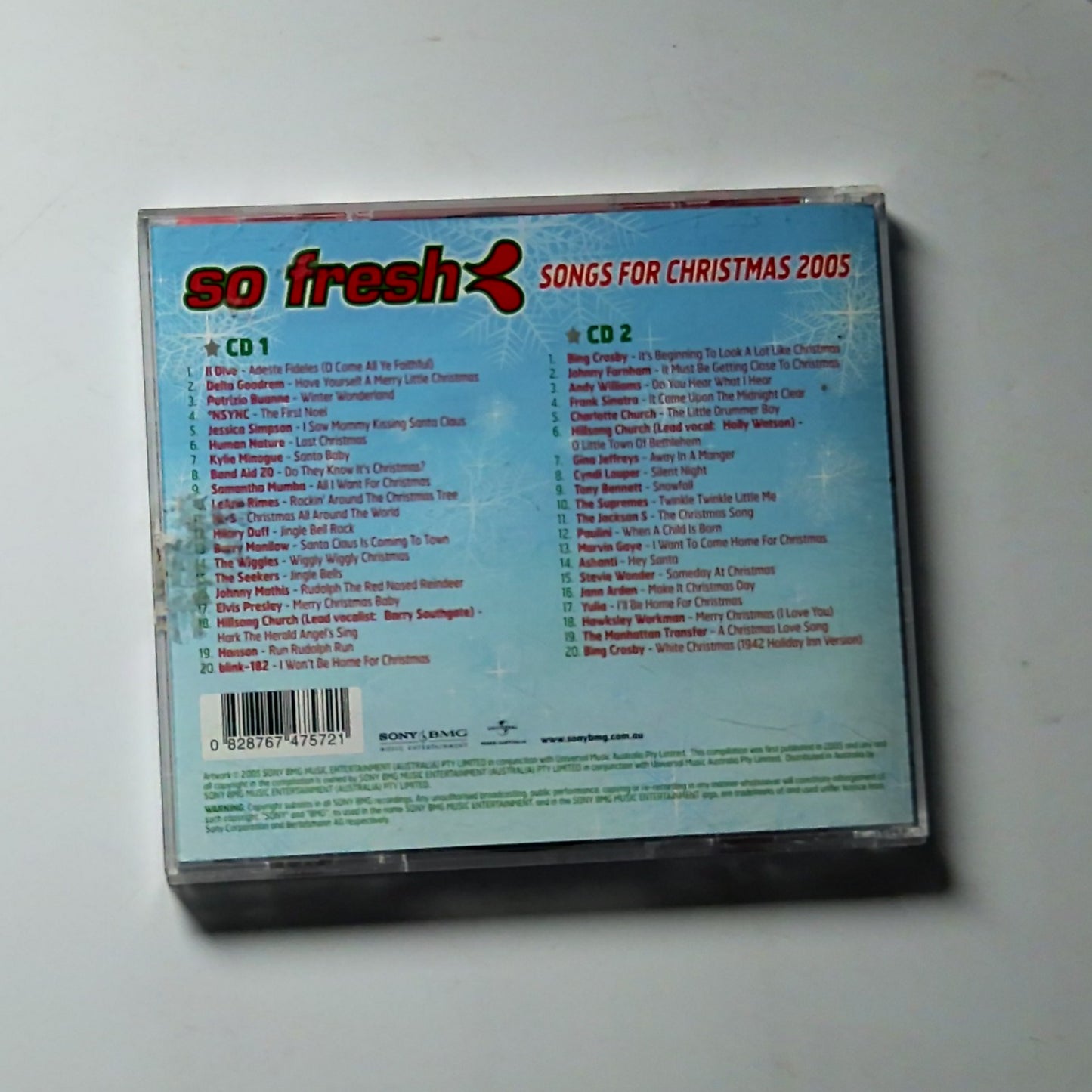 Various – So Fresh: Songs For Christmas 2005 (CD, 2005) Australia 82876747572