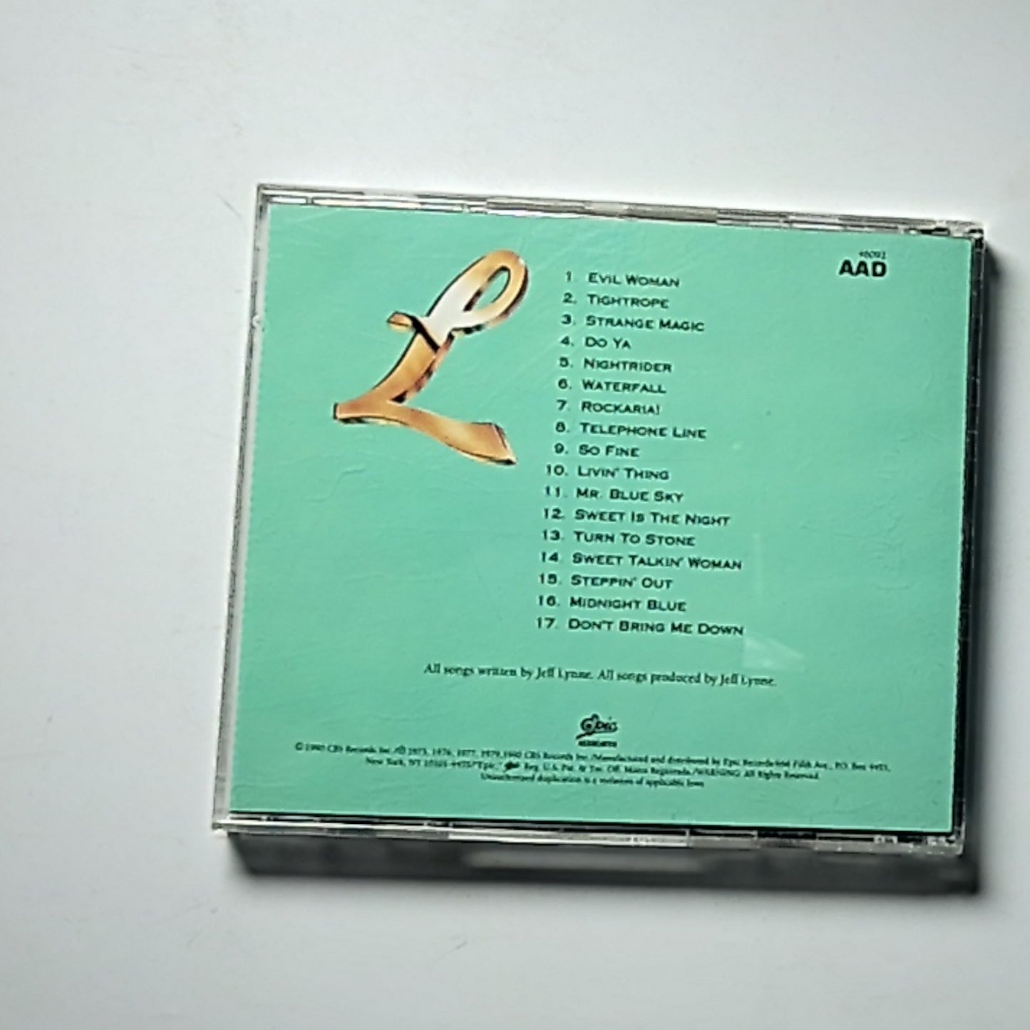 Electric Light Orchestra – Afterglow (CD, 1990) US Z3K 46090