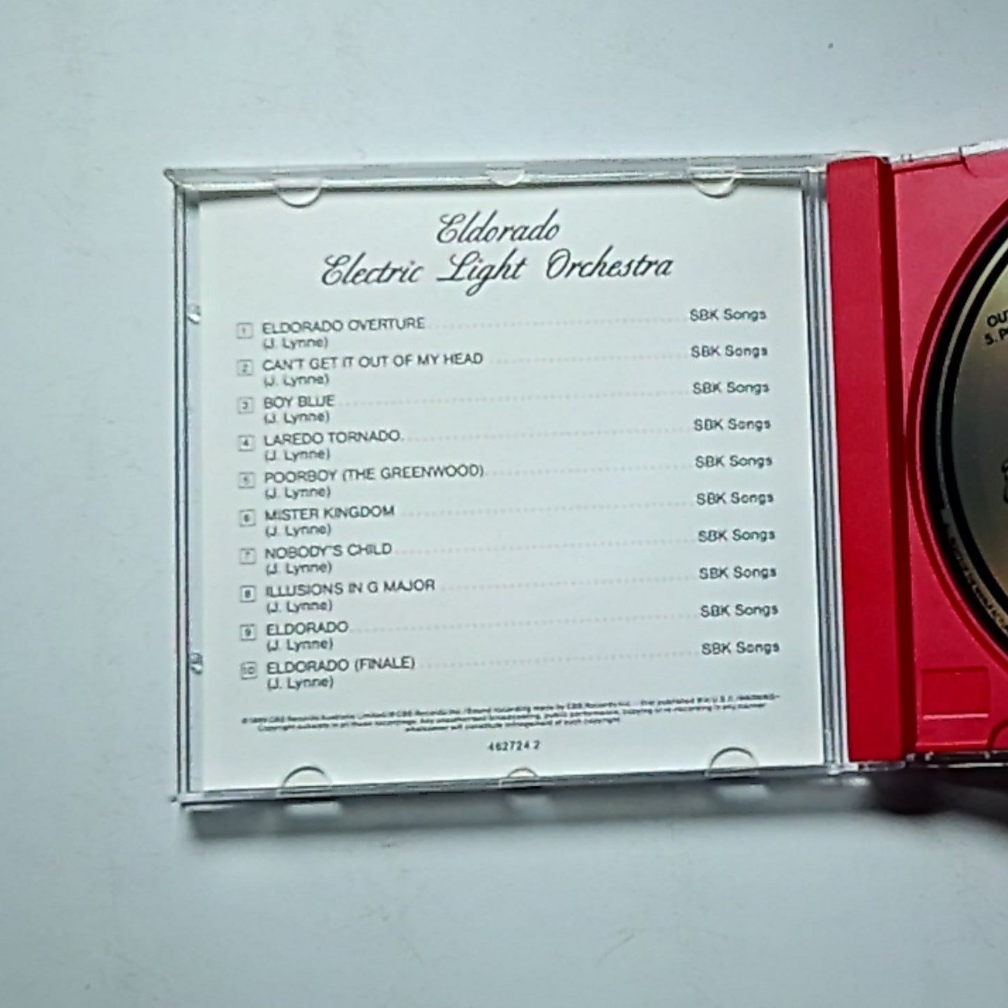 Electric Light Orchestra – Eldorado (CD, 1989) Australia 462724 2