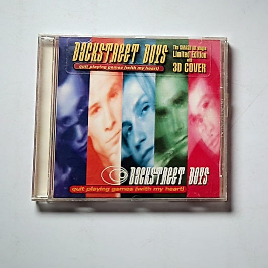 Backstreet Boys – Quit Playing Games (With My Heart) (CD, 1996) Australia 3D