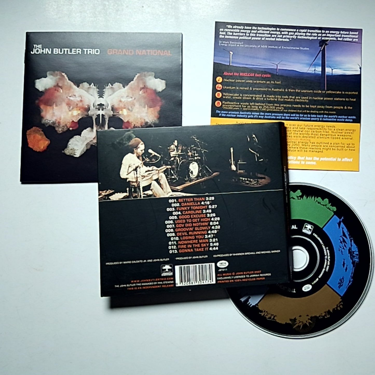 The John Butler Trio – Grand National (CD, 2007) Australia JBT011