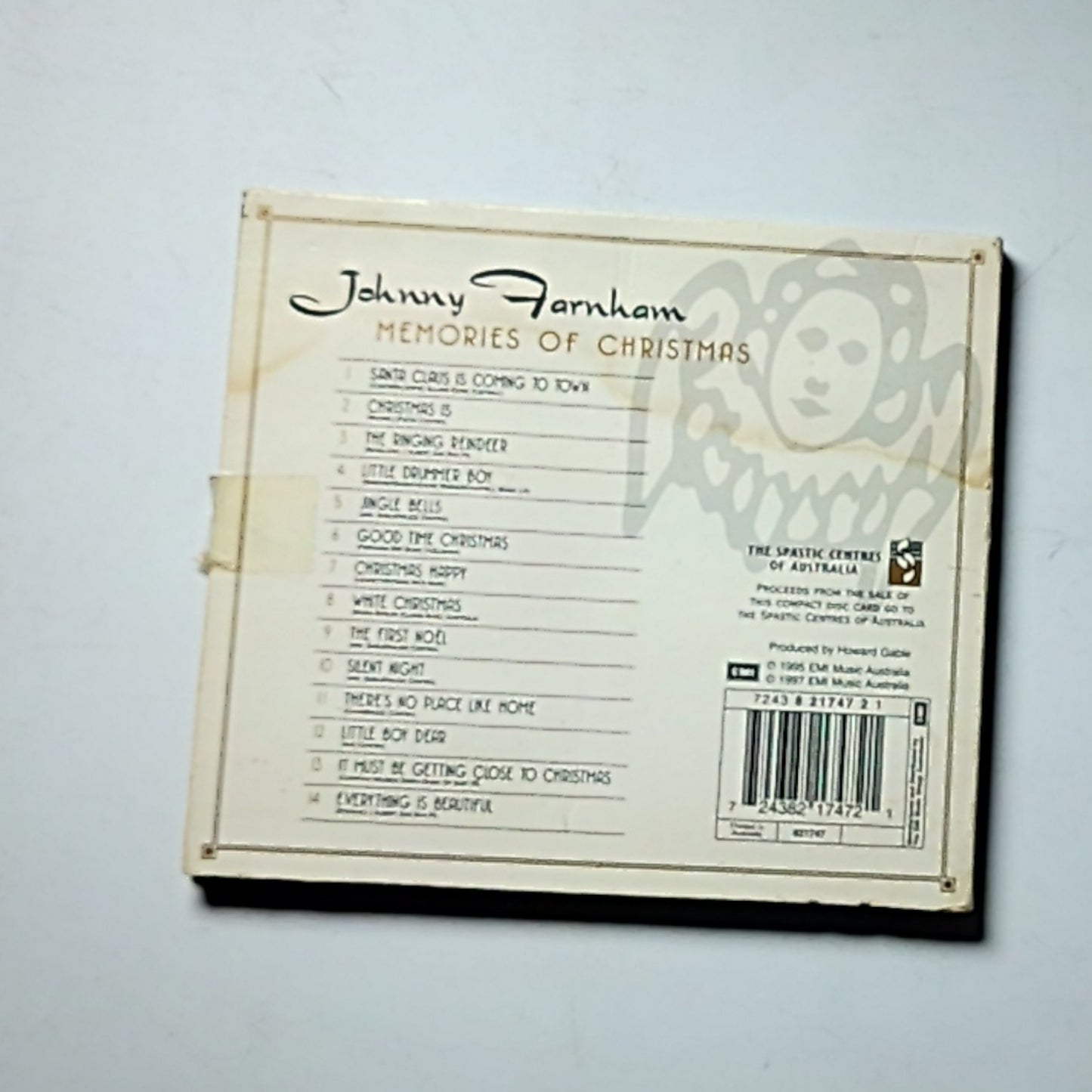 John Farnham – Memories Of Christmas (CD, 1997) Australia 7243 8 21747 2 1