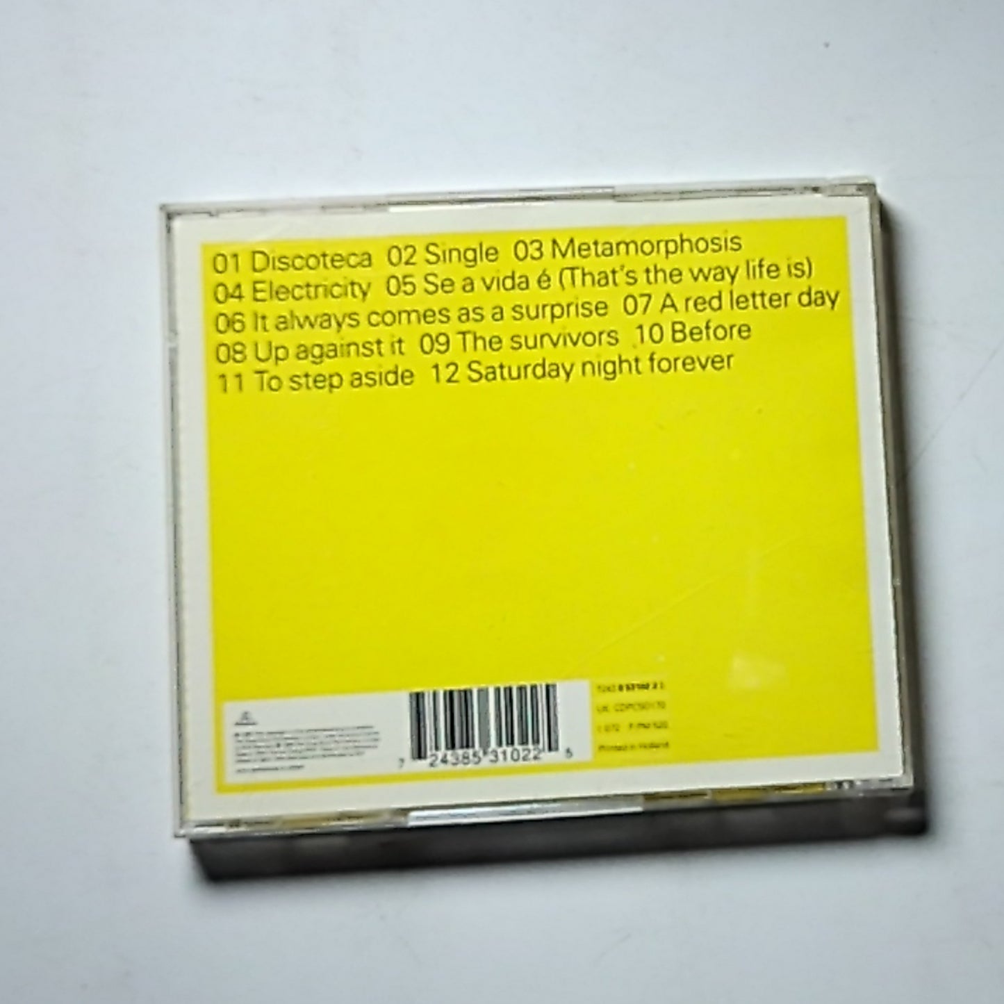 Pet Shop Boys – Bilingual (CD, 1996) Australia 7243 8 53102 2 5