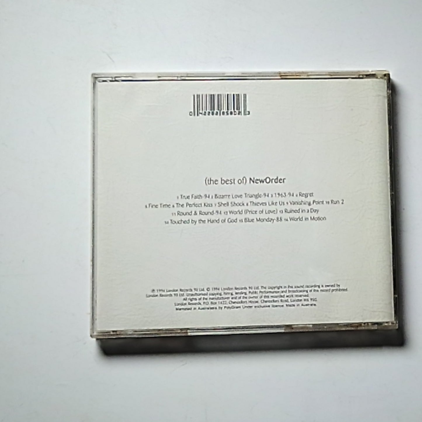 New Order – (The Best Of) NewOrder (CD, 1994) Australia 8285802