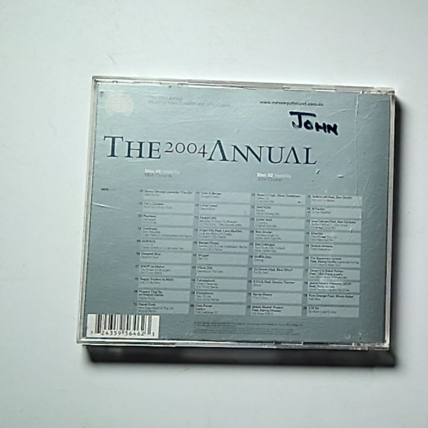 Ministry of Sound – The 2004 Annual (CD, 2003) Australia MOSA033