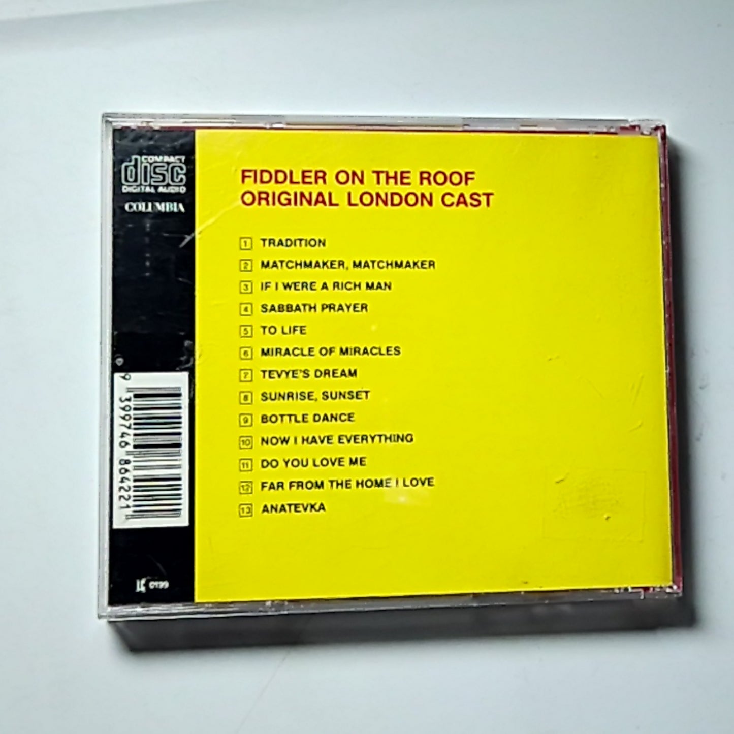 Topol – Fiddler On The Roof CD Australia 468642 2