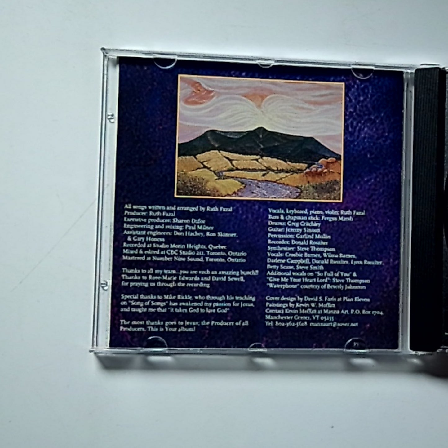 Ruth Fazal – Inside Your Heart (CD, 1999) Canada RFCD04