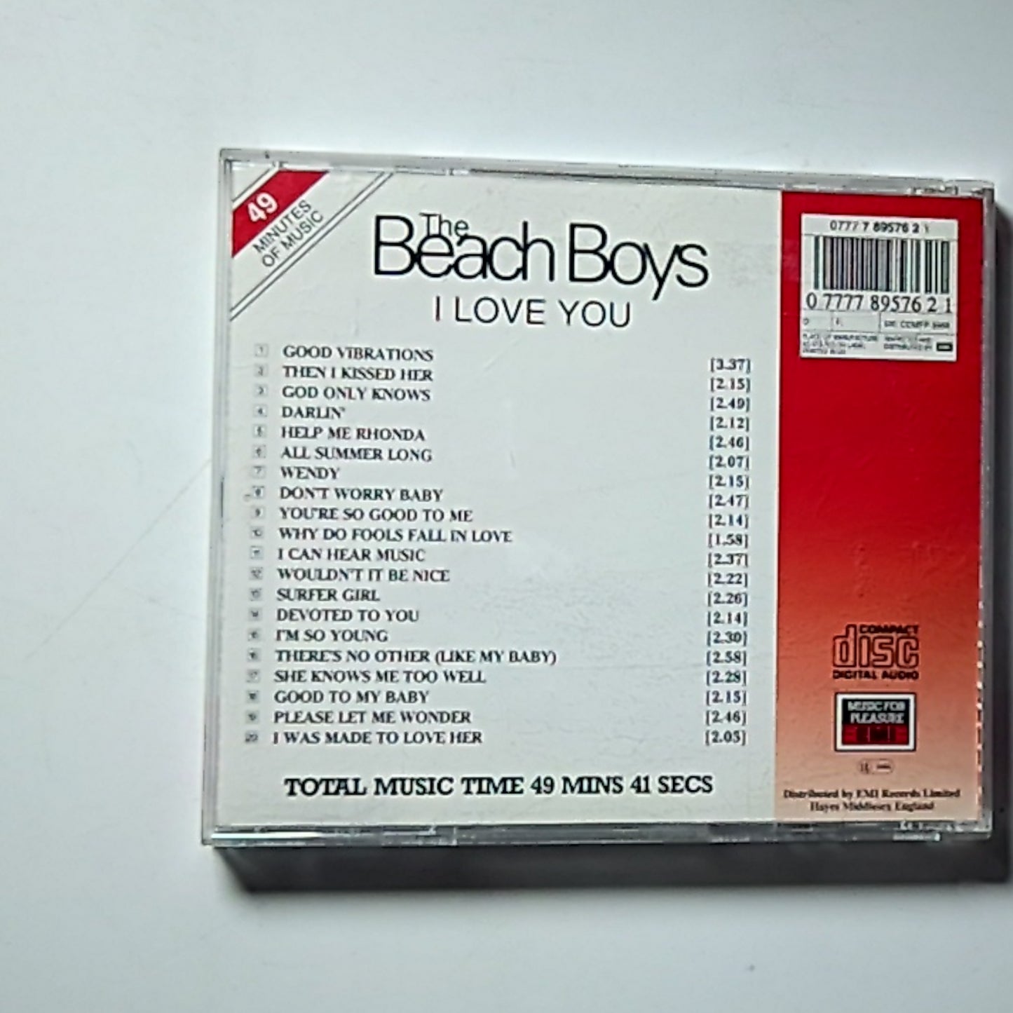 The Beach Boys – I Love You (CD, 1993) Europe CDMFP 5988