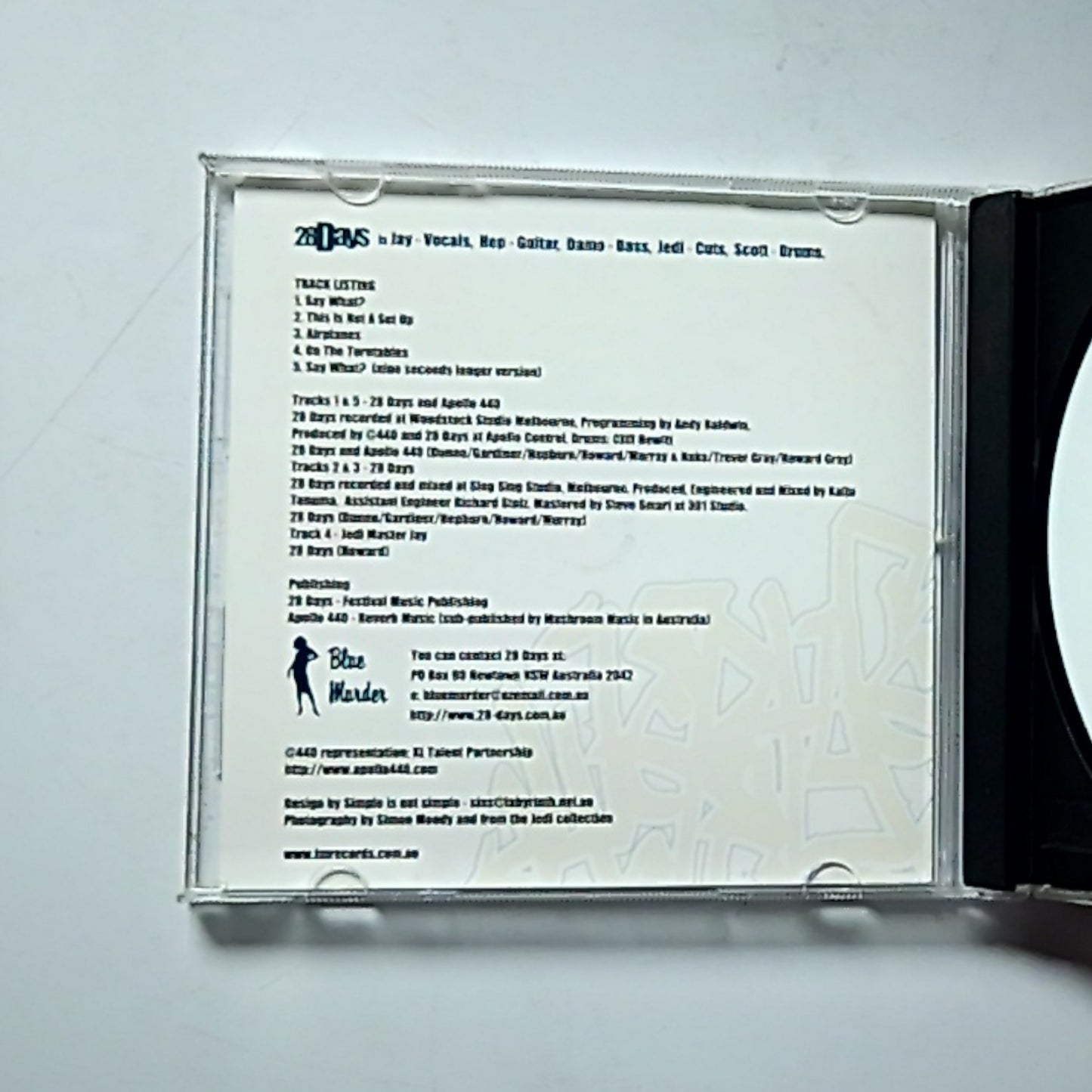 28 Days and Apollo 440 – Say What? (CD, 2001) Australia 020592