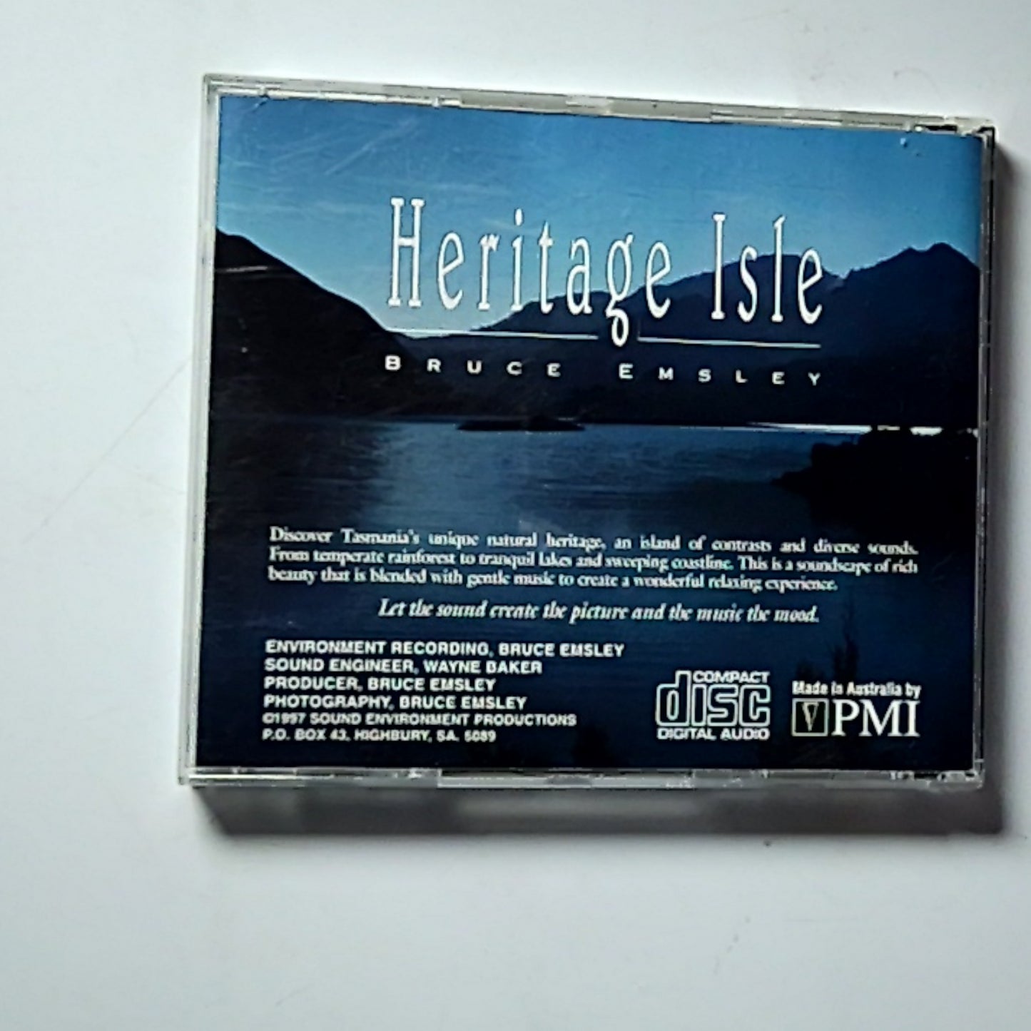 Bruce Emsley – Heritage Isle (CD, 1997) Australia SEP 06CD