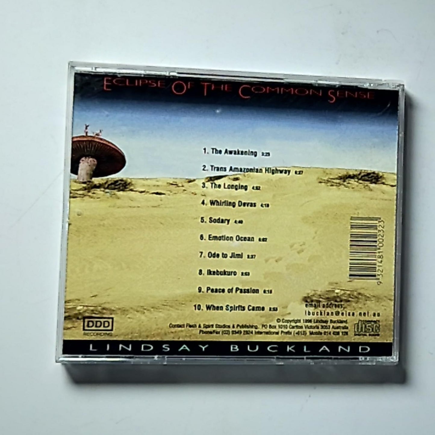 Lindsay Buckland – Eclipse Of The Common Sense (CD, 1996) Australia LBCD005