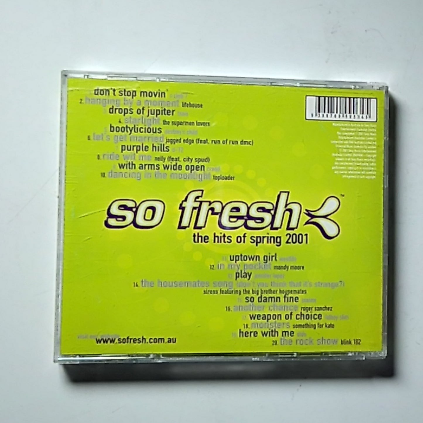 Various – So Fresh: The Hits Of Spring 2001 (CD, 2001) Australia 5041032000
