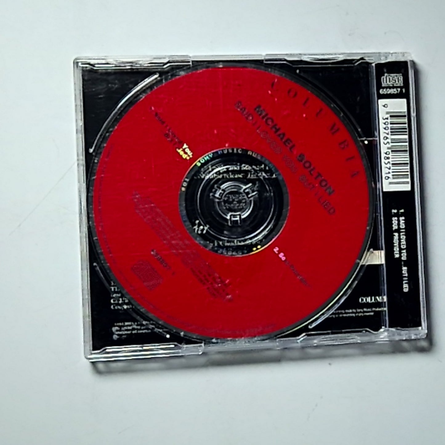 Michael Bolton – Said I Loved You...But I Lied (CD, 1993) Australia 659857 1