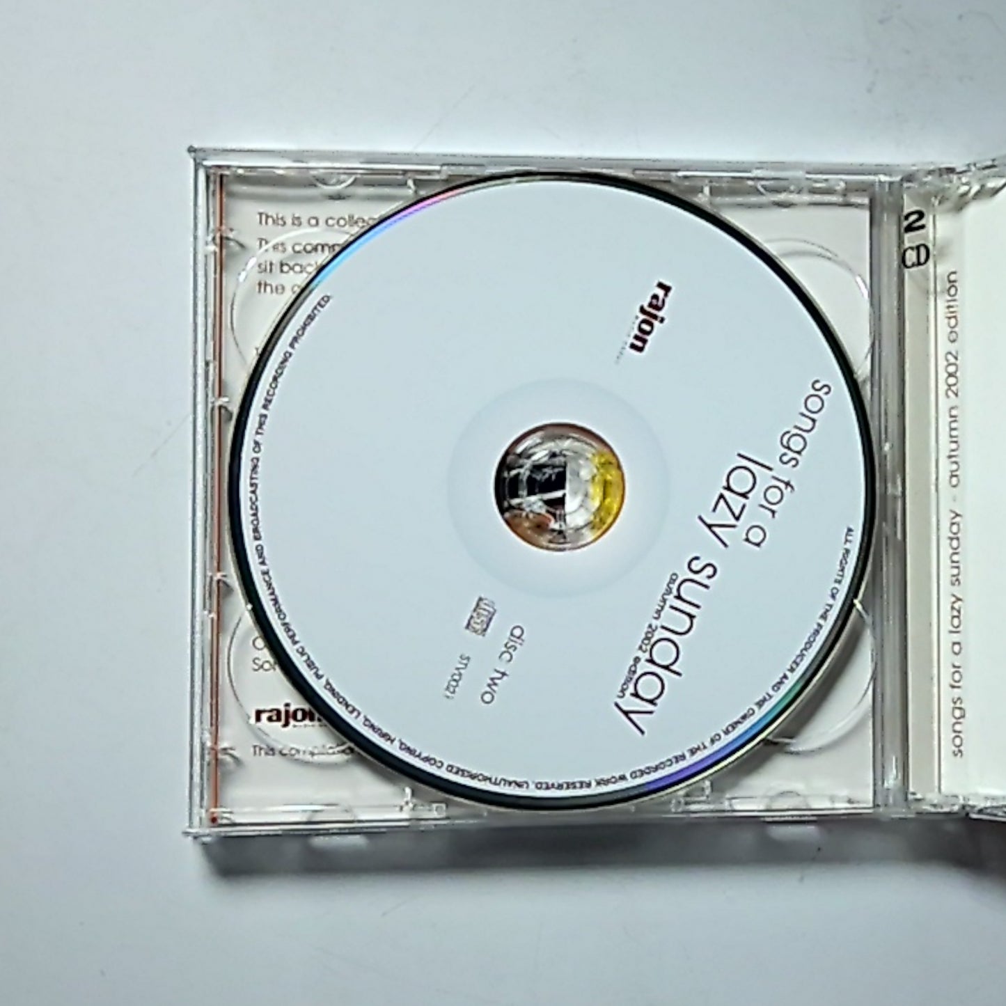 Songs For A Lazy Sunday (Autumn 2002 Edition) (CD, 2002) Australia STV0021