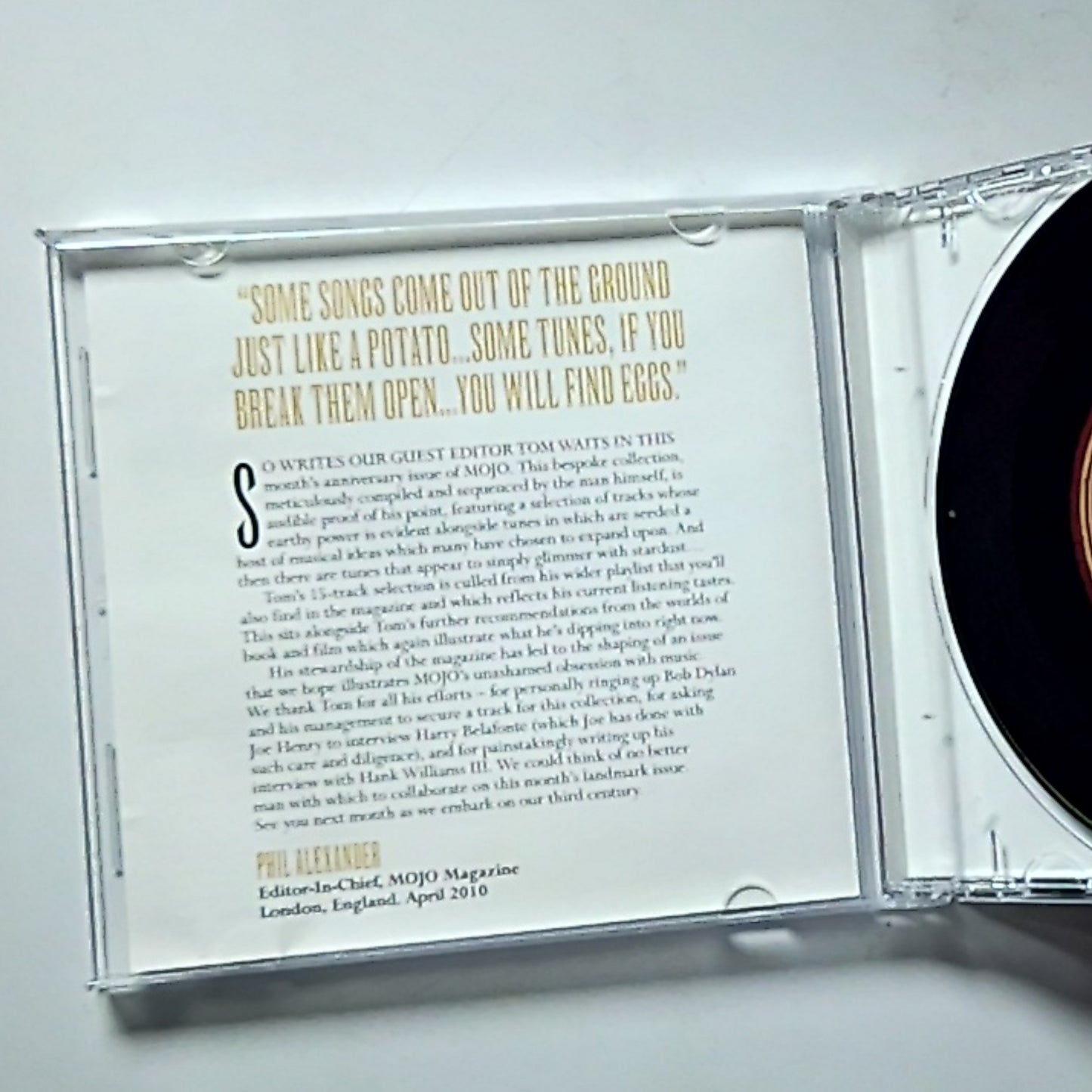 Mojo Magazine – Step Right Up! (CD, 2010) UK July 2010