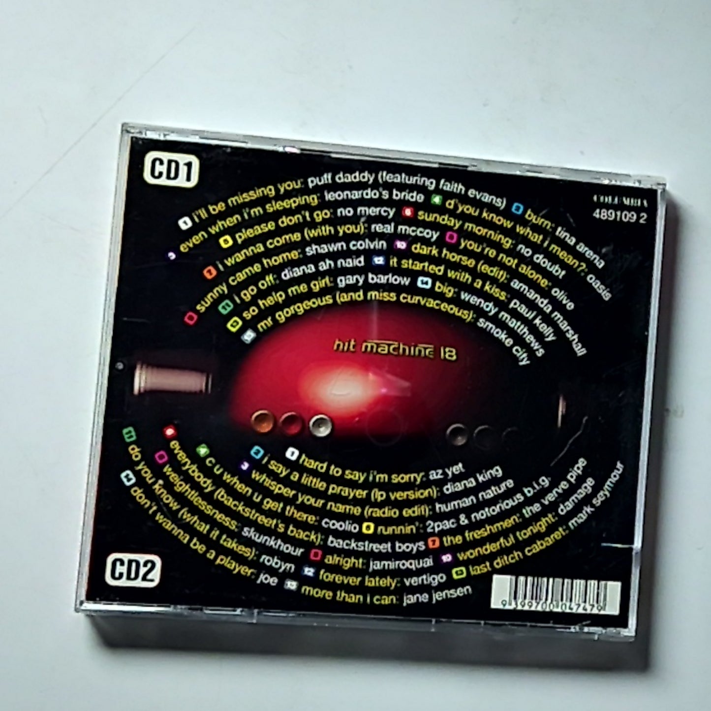 Various – Hit Machine 18 (CD, 1997) Australia 489109 2