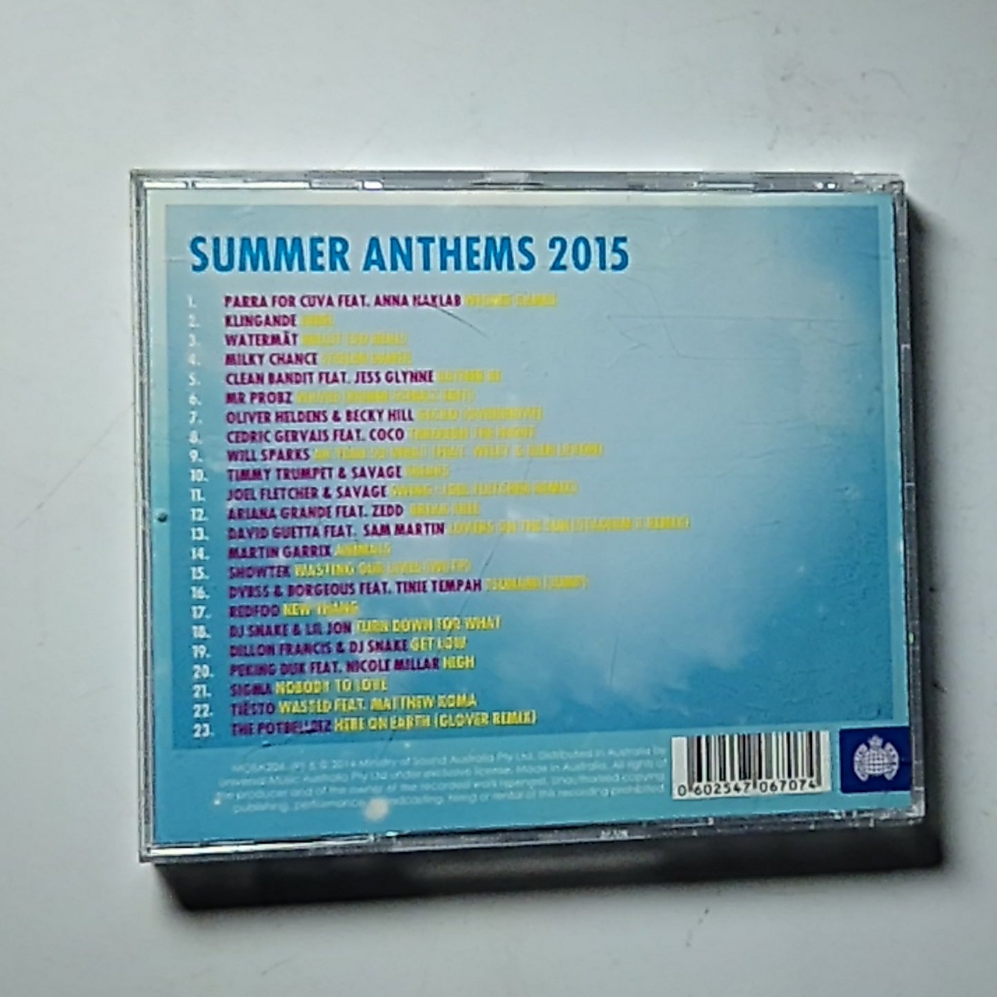 Various – Summer Anthems 2015 (CD, 2014) Australia MOSA204