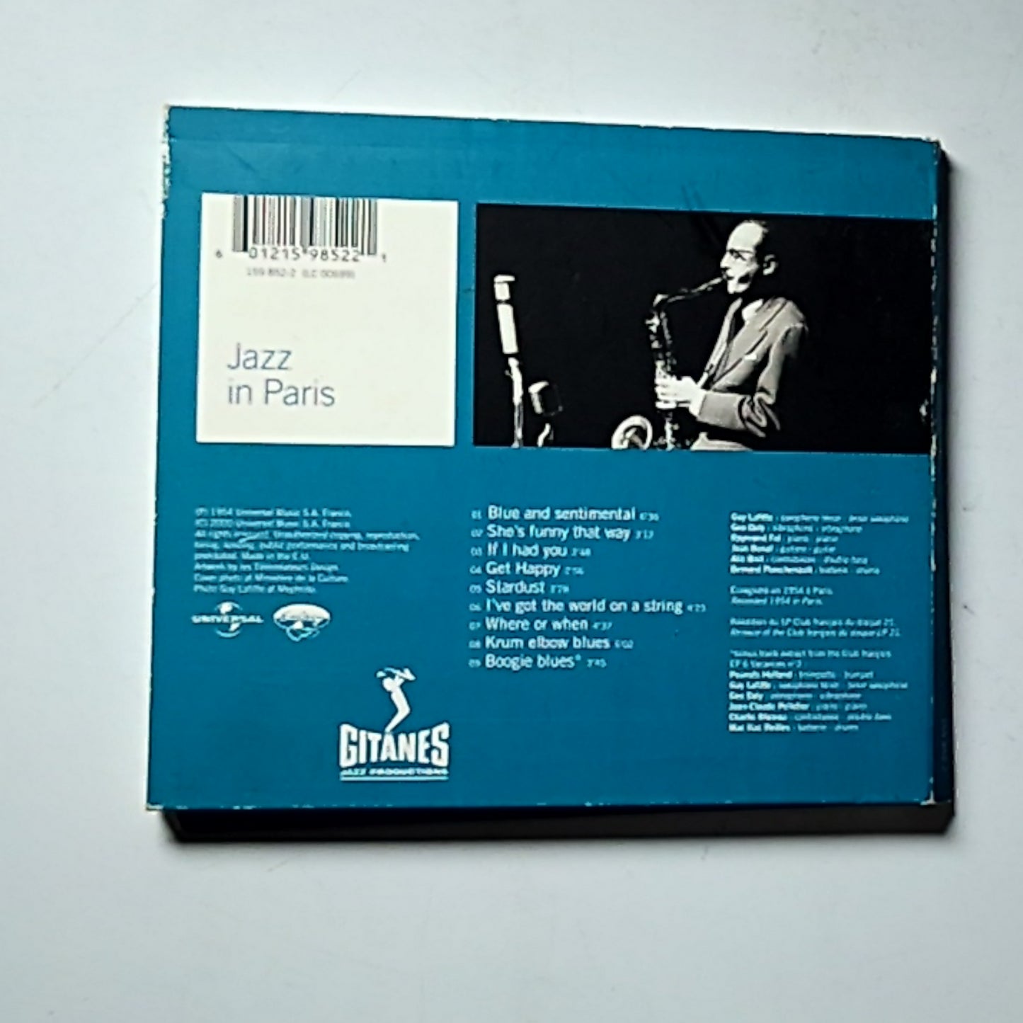 Guy Lafitte – Blue And Sentimental (CD, 2000) France 159 852-2