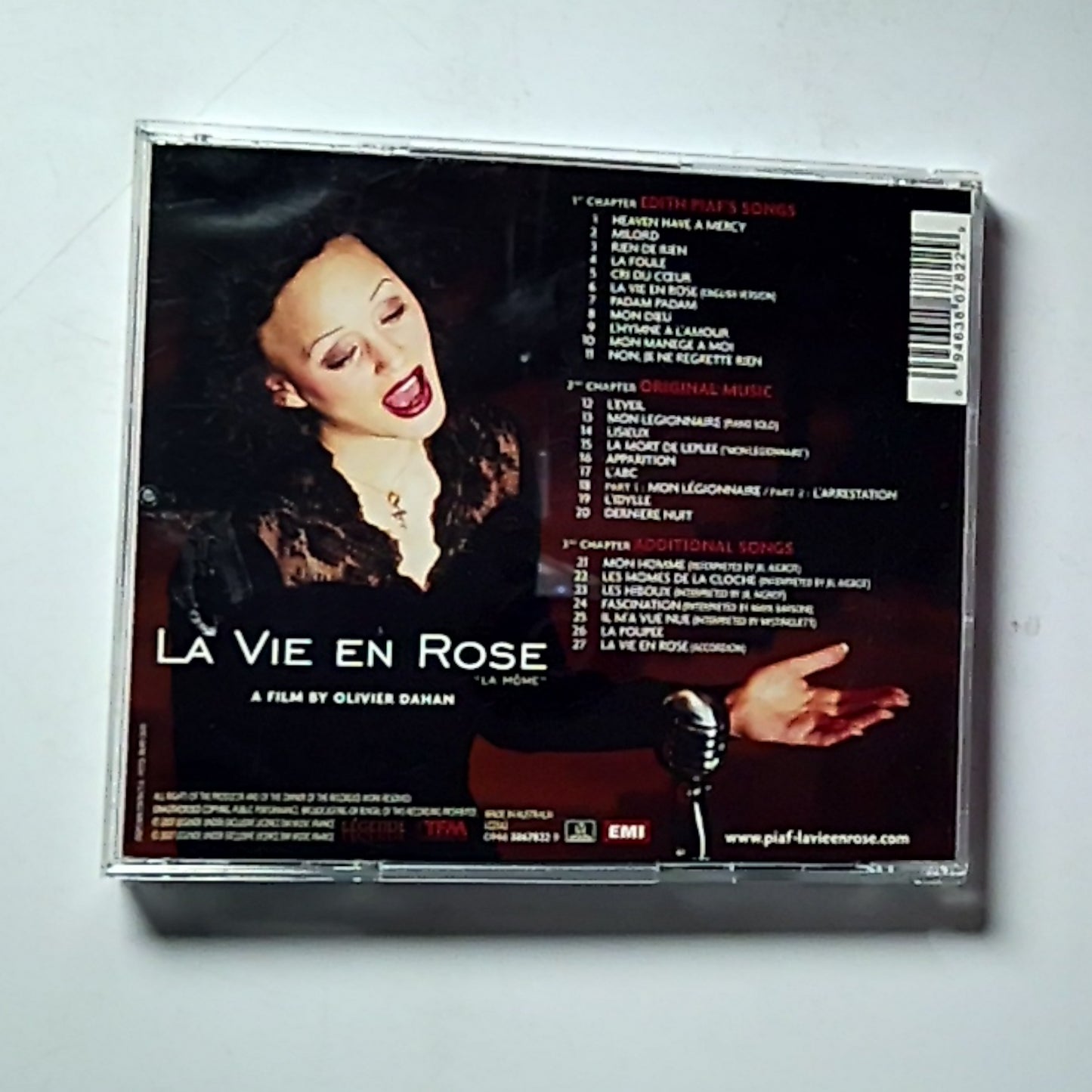La Vie En Rose (Original Soundtrack) (CD, 2007) Australia 0946 3867822 9