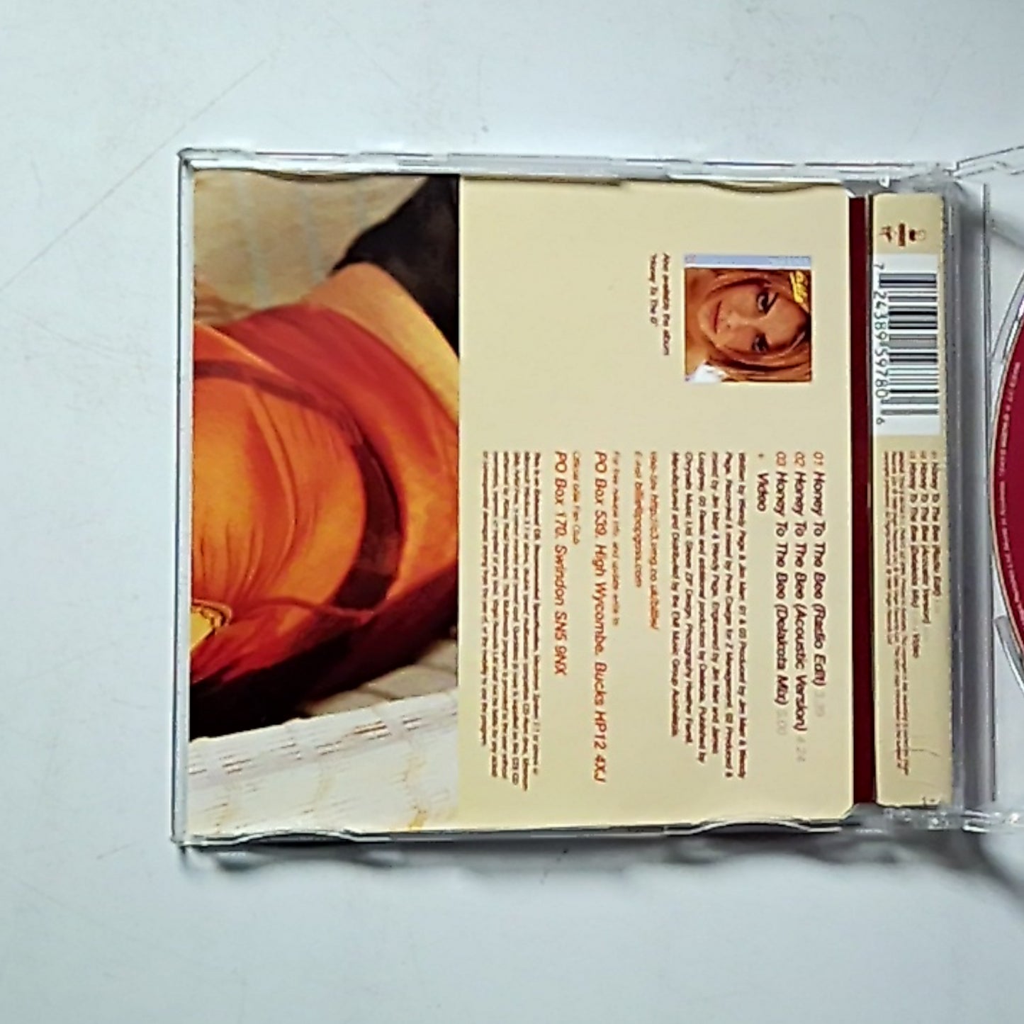 Billie Piper – Honey To The Bee (CD, 1999) Australia 7243 895978 0 6
