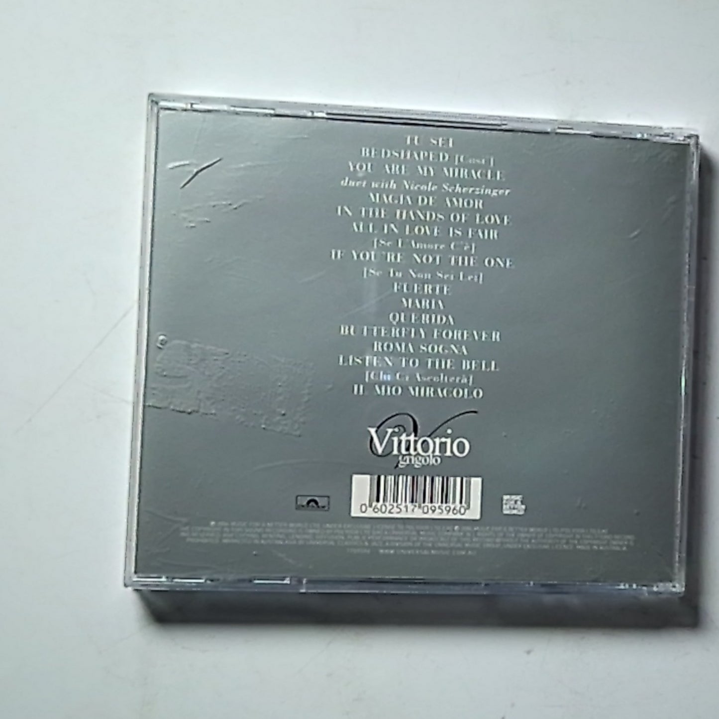 Vittorio Grigolo – In The Hands Of Love (CD, 2006) Australia 1709596