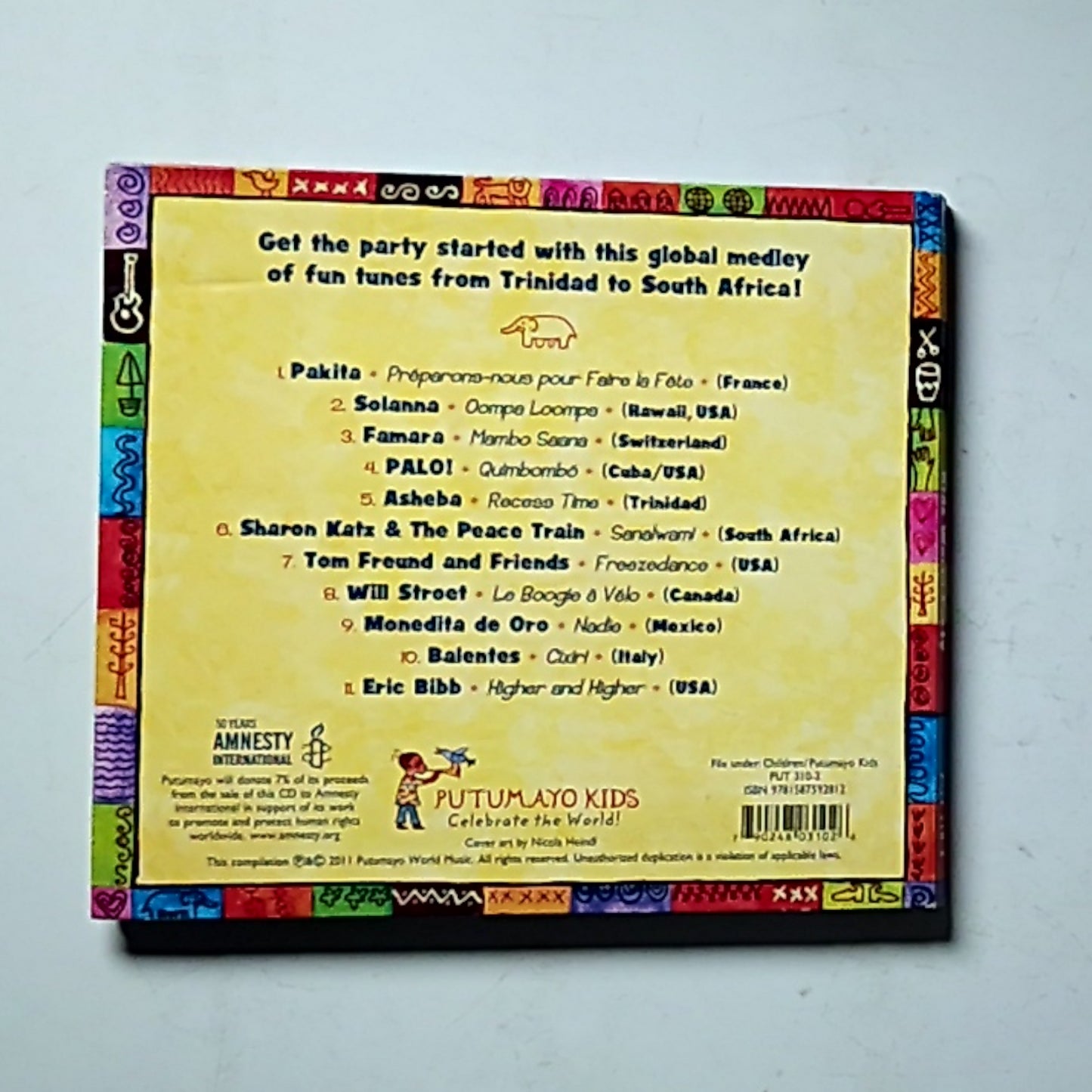 Putumayo Kids  – Kids World Party (CD, 2011) US PUT 310-2