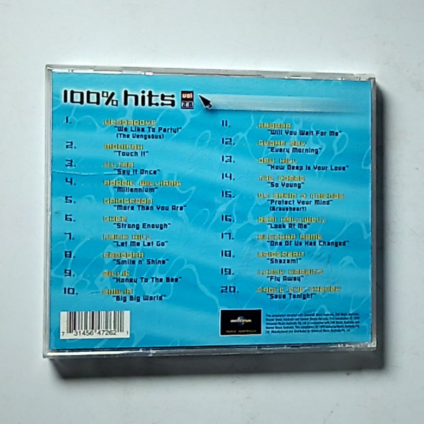 Various – 100% Hits Vol 28 (CD, 1999) Australia 564726-2