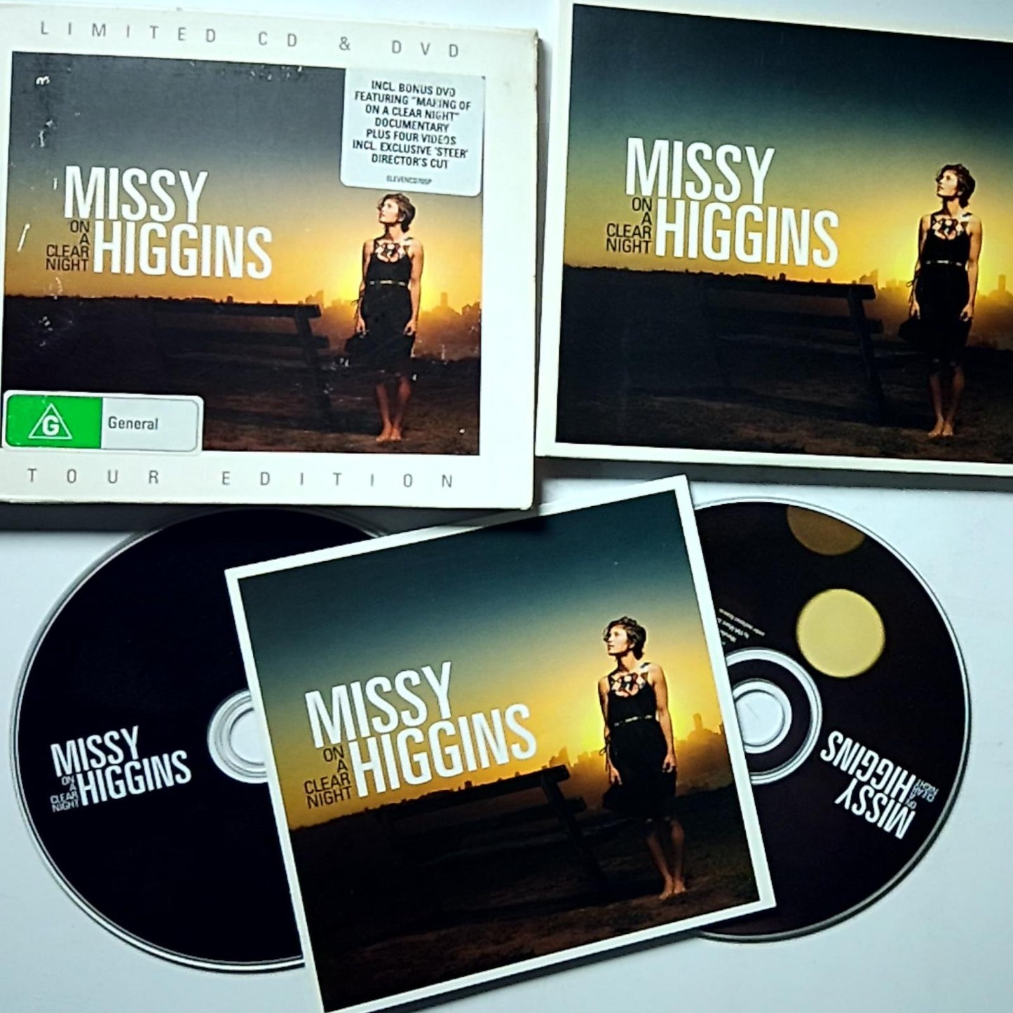 Missy Higgins – On A Clear Night (CD + DVD, 2007) Australia ELEVENCD70SP