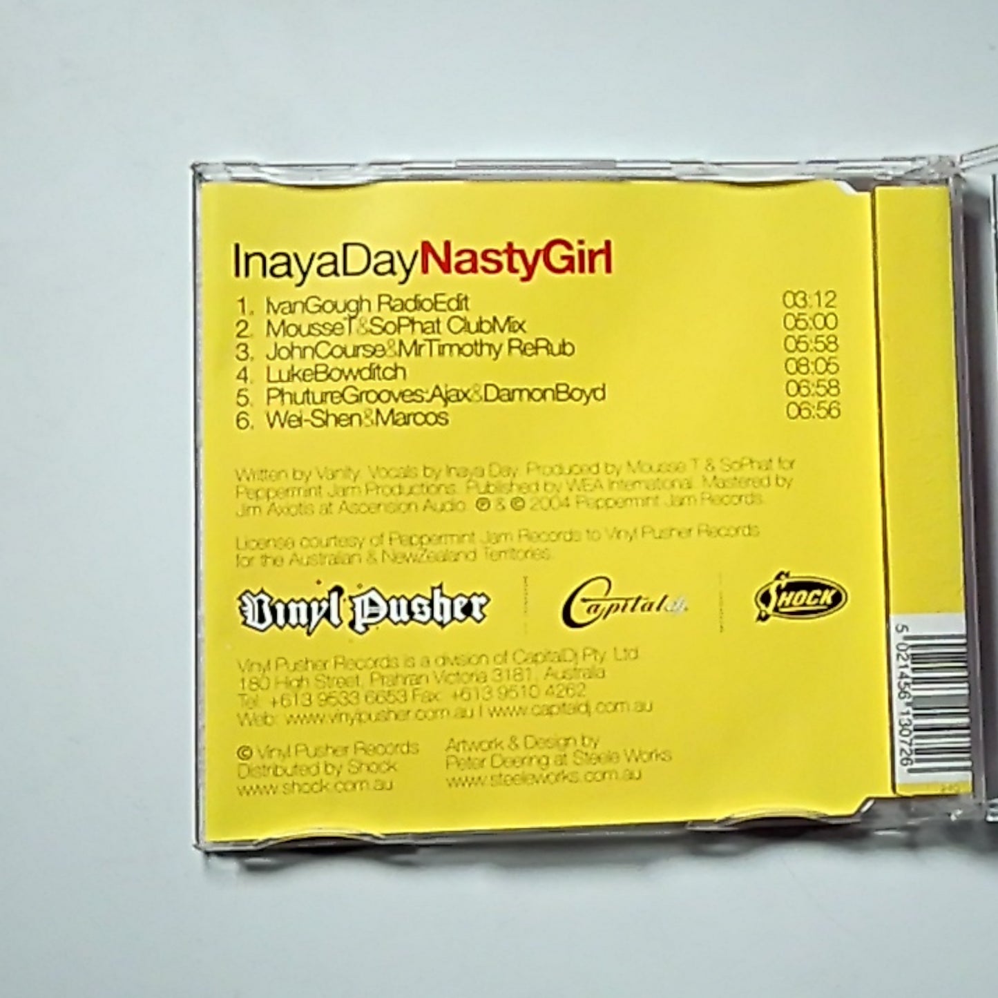 Inaya Day – Nasty Girl (CD, 2004) Australia & New Zealand VPR004